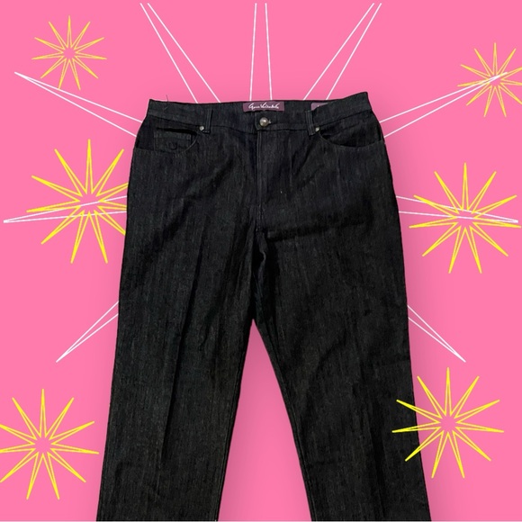 Gloria Vanderbilt Amanda High Rise Straight Leg Jeans - Picture 13 of 14